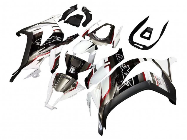2011-2015 White Glossy Black Matte Black Red Kawasaki ZX10R Motorcycle Fairings Canada