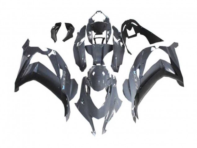 2016-2020 Nardo Grey Black Kawasaki ZX10R Motorcycle Fairings Canada
