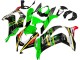 2016-2020 Green Yellow Red Black Elf Monster Kawasaki ZX10R Motorcycle Fairings Canada