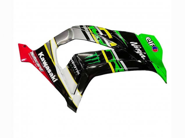 2016-2020 Green Yellow Red Black Elf Monster Kawasaki ZX10R Motorcycle Fairings Canada