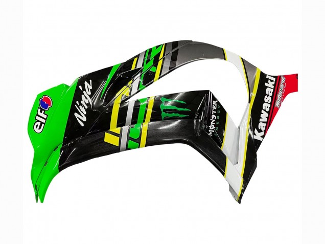 2016-2020 Green Yellow Red Black Elf Monster Kawasaki ZX10R Motorcycle Fairings Canada