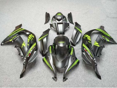 2016-2020 Matte Black Green Kawasaki ZX10R Motorcycle Fairings Canada