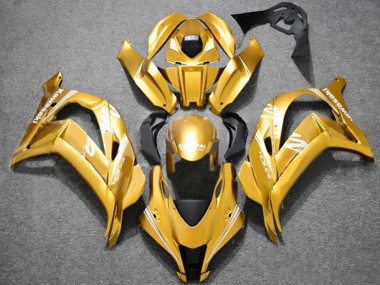 2016-2020 Gold White Kawasaki ZX10R Motorcycle Fairings Canada
