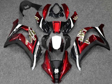 2016-2020 Red Glossy Black White Kawasaki ZX10R Motorcycle Fairings Canada