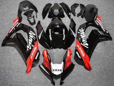 2016-2020 Glossy Black Red White KHAN Spark Kawasaki ZX10R Motorcycle Fairings Canada