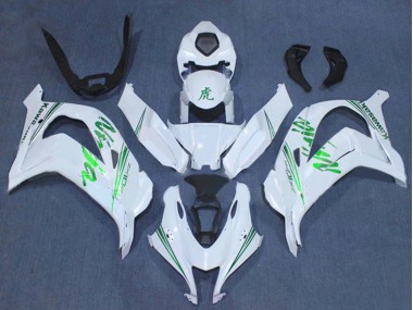 2016-2020 White Green Ninja Kawasaki ZX10R Motorcycle Fairings Canada