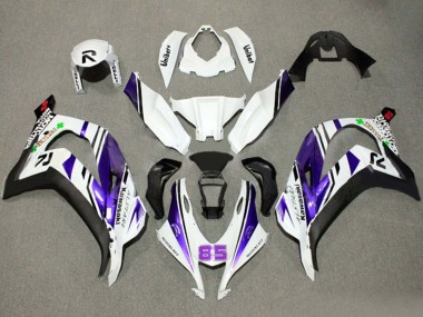 2016-2020 White Purple Black Alstare 85 Kawasaki ZX10R Motorcycle Fairings Canada
