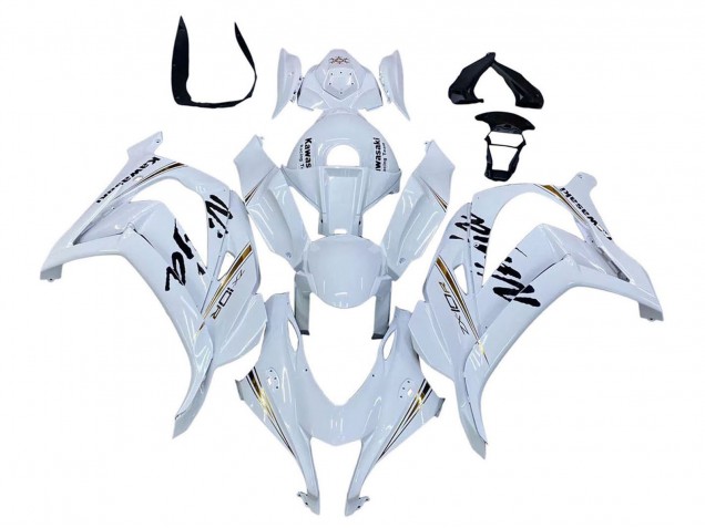 2016-2020 White Gold Black Kawasaki ZX10R Motorcycle Fairings Canada