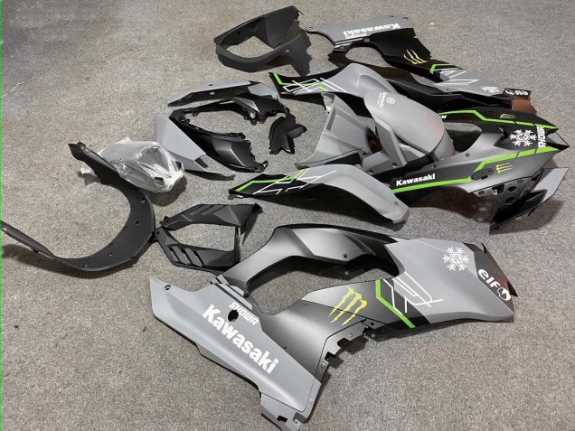 2021-2026 Grey Matte Black Green White Elf Snow Monster Kawasaki ZX10R Motorcycle Fairings Canada