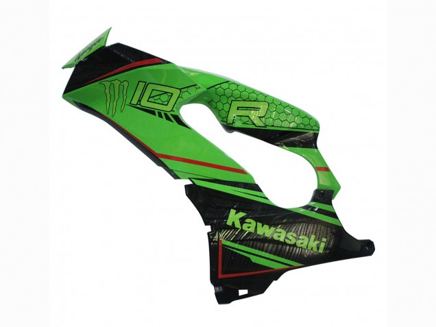 2021-2026 Green Glossy Black Kawasaki ZX10R Motorcycle Fairings Canada