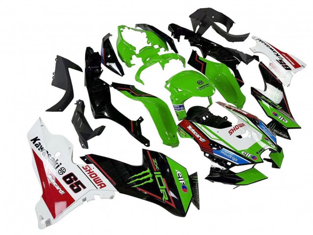 2021-2026 Green Black White Red Blue Showr Elf Monster Kawasaki ZX10R Motorcycle Fairings Canada