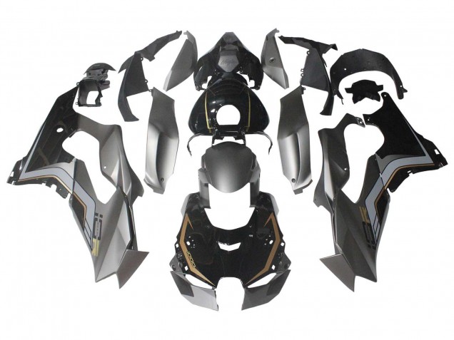 2021-2026 Black Grey Gold Kawasaki ZX10R Motorcycle Fairings Canada