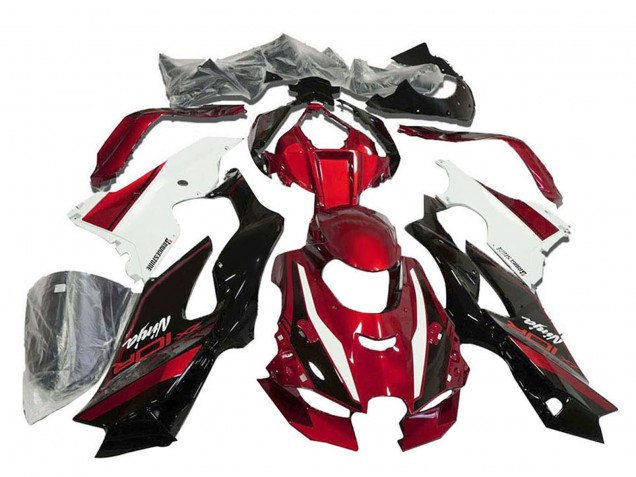2021-2026 Red White Glossy Black Kawasaki ZX10R Motorcycle Fairings Canada
