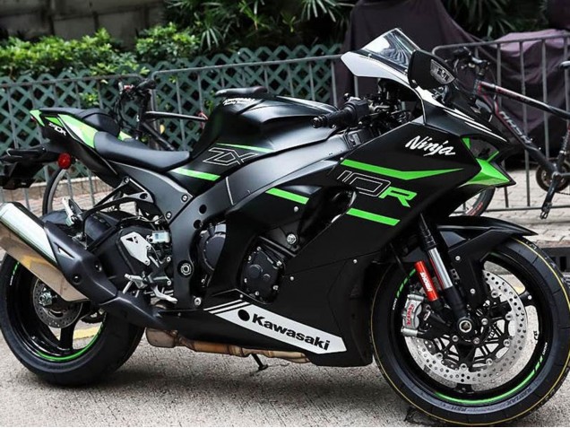 2021-2026 Black Green White Kawasaki ZX10R Motorcycle Fairings Canada