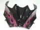 2006-2011 Glossy Black Red Pink Flame Kawasaki ZX14R ZZR1400 Motorcycle Fairings Canada