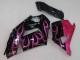 2006-2011 Glossy Black Red Pink Flame Kawasaki ZX14R ZZR1400 Motorcycle Fairings Canada