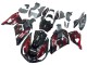 2006-2011 Glossy Black Red Flame Kawasaki ZX14R ZZR1400 Motorcycle Fairing Kits Canada