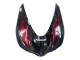 2006-2011 Glossy Black Red Flame Kawasaki ZX14R ZZR1400 Motorcycle Fairing Kits Canada