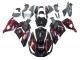 2006-2011 Glossy Black Red Flame Kawasaki ZX14R ZZR1400 Motorcycle Fairing Kits Canada