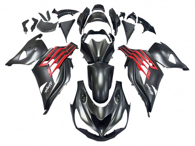 2012-2024 Matte Black Red White Ninja Kawasaki ZX14R ZZR1400 Motorcycle Fairings Canada