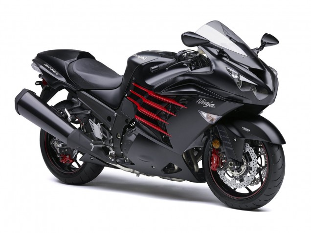 2012-2024 Matte Black Red White Ninja Kawasaki ZX14R ZZR1400 Motorcycle Fairings Canada