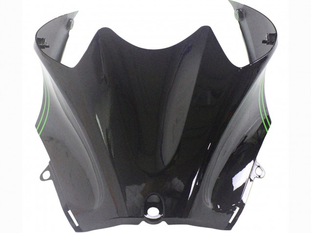 2012-2024 Green Glossy Black Stripe Kawasaki ZX14R ZZR1400 Motorcycle Fairings Canada