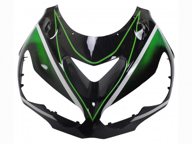 2012-2024 Green Glossy Black Stripe Kawasaki ZX14R ZZR1400 Motorcycle Fairings Canada