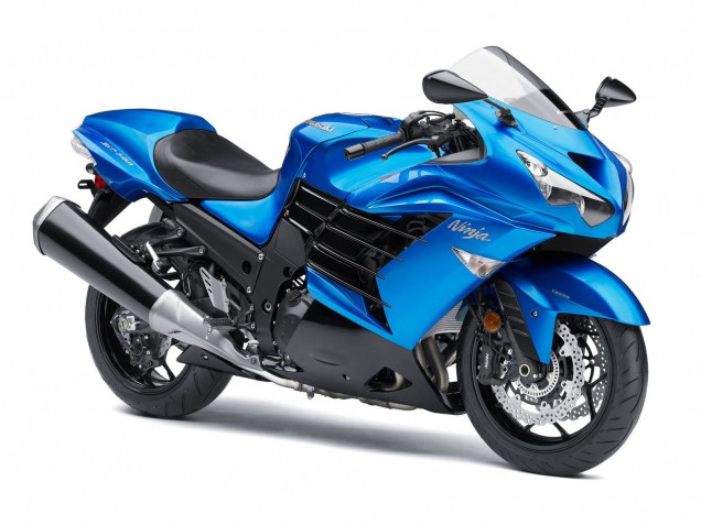 2012-2024 Blue Kawasaki ZX14R ZZR1400 Motorcycle Fairings Canada