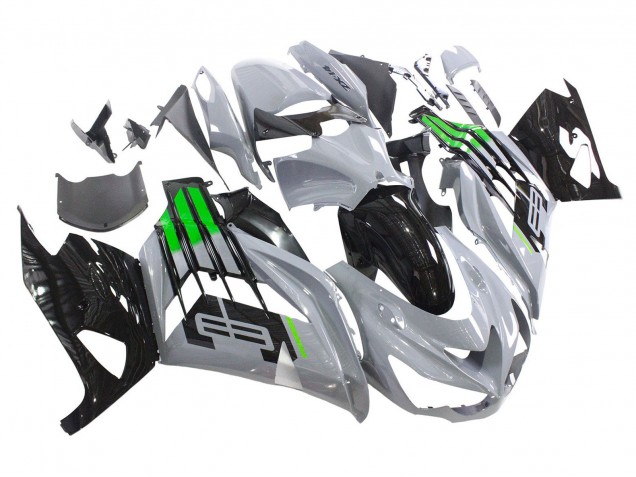 2012-2024 Grey Green Black Kawasaki ZX14R ZZR1400 Motorcycle Fairings Canada