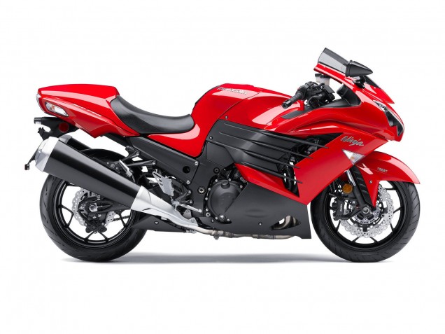 2012-2024 Red Matte Black Kawasaki ZX14R ZZR1400 Motorcycle Fairing Canada