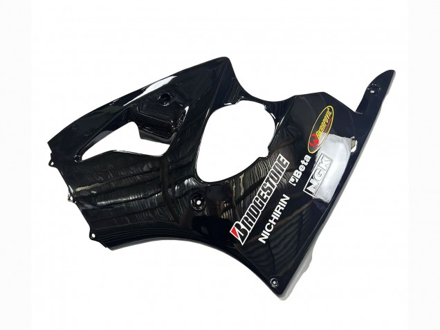 1998-1999 Glossy Black Yellow Elf Bridgestone Kawasaki ZX6R Motorcycle Fairings Canada