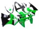 1998-1999 Green White Glossy Black Kawasaki ZX6R Motorcycle Fairings Canada