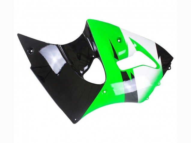 1998-1999 Green White Glossy Black Kawasaki ZX6R Motorcycle Fairings Canada