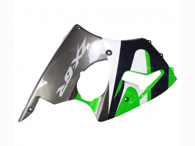 1998-1999 Green White Dark Blue Silver Kawasaki ZX6R Motorcycle Fairings Canada