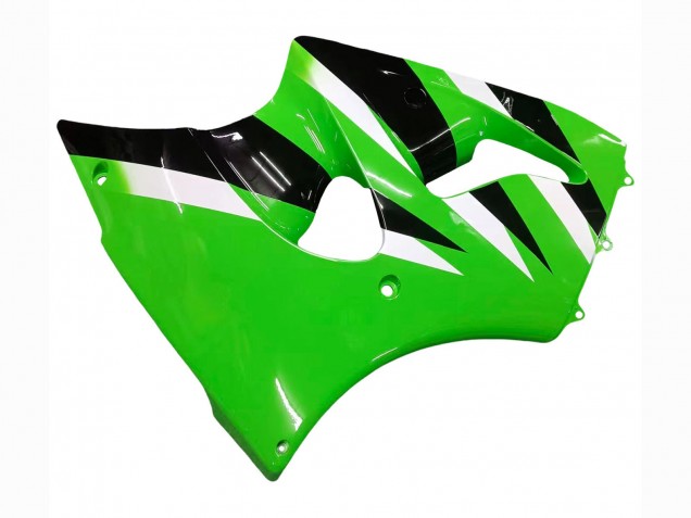 2000-2002 Green White Black Kawasaki ZX6R Motorcycle Fairings Canada