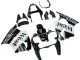 2000-2002 Glossy Black White West Michelin Kawasaki ZX6R Motorcycle Fairings Canada