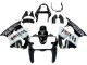 2000-2002 Glossy Black White West Michelin Kawasaki ZX6R Motorcycle Fairings Canada