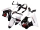 2000-2002 White Black Red Monster Kawasaki ZX6R Motorcycle Fairings Canada