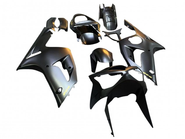 2003-2004 Matte Black Glod 636 Kawasaki ZX6R Motorcycle Fairings Canada