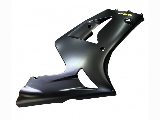 2003-2004 Matte Black Glod 636 Kawasaki ZX6R Motorcycle Fairings Canada
