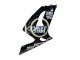 2003-2004 Glossy Black White Motul Lucky Strike Kawasaki ZX6R Motorcycle Fairings Canada