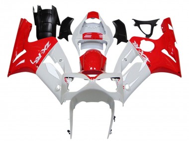 2003-2004 White Red Kawasaki ZX6R Motorcycle Fairings Canada