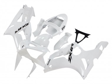 2003-2004 White Black Decals Kawasaki ZX6R Motorcycle Fairings Canada