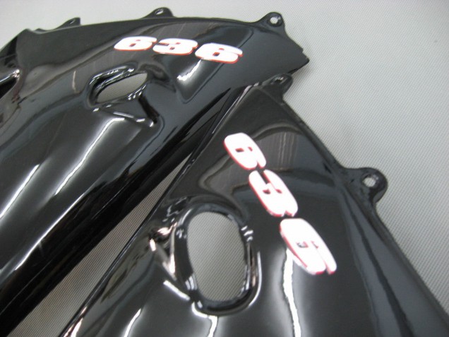 2003-2004 Glossy Black Kawasaki ZX6R Motorcycle Fairings Canada