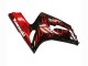 2003-2004 Glossy Black Red Flame Kawasaki ZX6R Motorcycle Fairings Canada