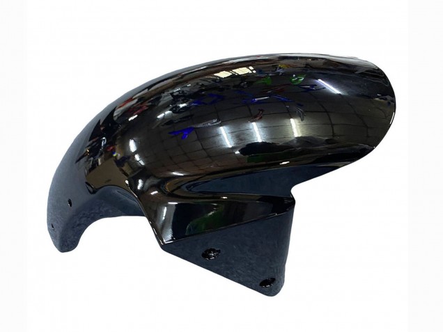 2003-2004 Glossy Black Green Flame Kawasaki ZX6R Motorcycle Fairings Canada