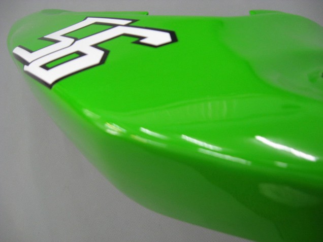 2003-2004 Green White Black Elf Bridgestone Kawasaki ZX6R Motorcycle Fairings Canada