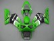 2003-2004 Green White Black Elf Bridgestone Kawasaki ZX6R Motorcycle Fairings Canada