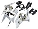 2003-2004 White Black Motul Lucky Strike Kawasaki ZX6R Motorcycle Fairings Canada