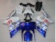 2003-2004 White Blue Red Fiat Kawasaki ZX6R Motorcycle Fairings Canada